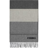 Dante Kaschmirschal mit Fischgrätmuster und Fransen in 0 von Dante