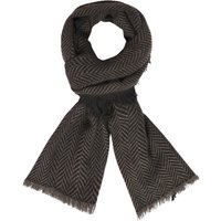 Dante Softer Schal aus einem Wollmix mit Fischgrätmuster in 0 von Dante