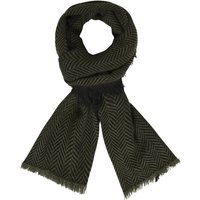 Dante Softer Schal aus einem Wollmix mit Fischgrätmuster in 0 von Dante