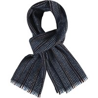 Dante Softer Wollschal mit Kleinmuster und Fransen in 0 von Dante