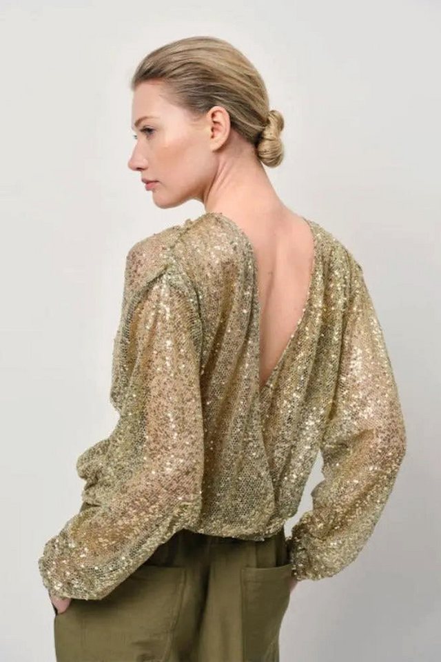 Dante6 Wickelshirt Crazyabout Wickeltop mit Pailletten von Dante6