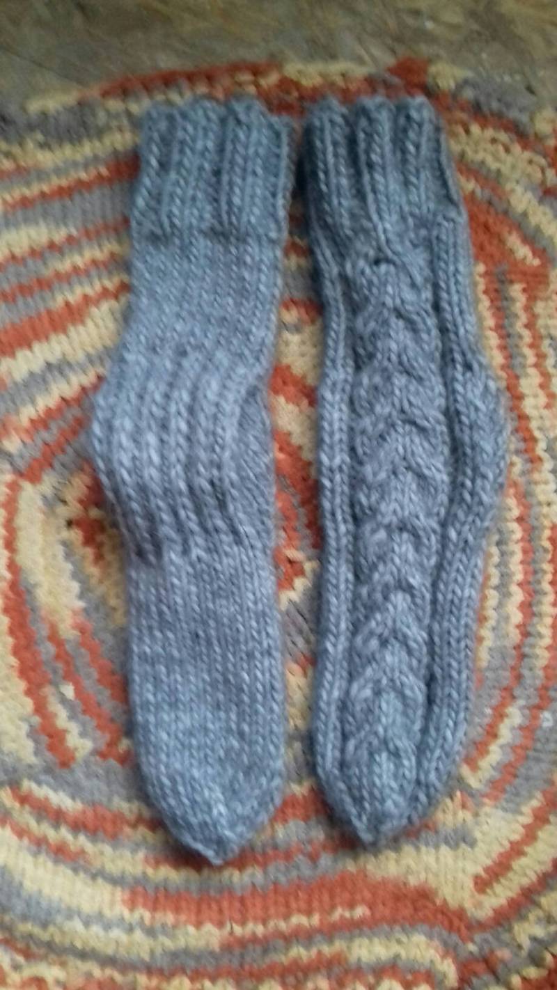 Gestrickte Wollsocken von Danuteja