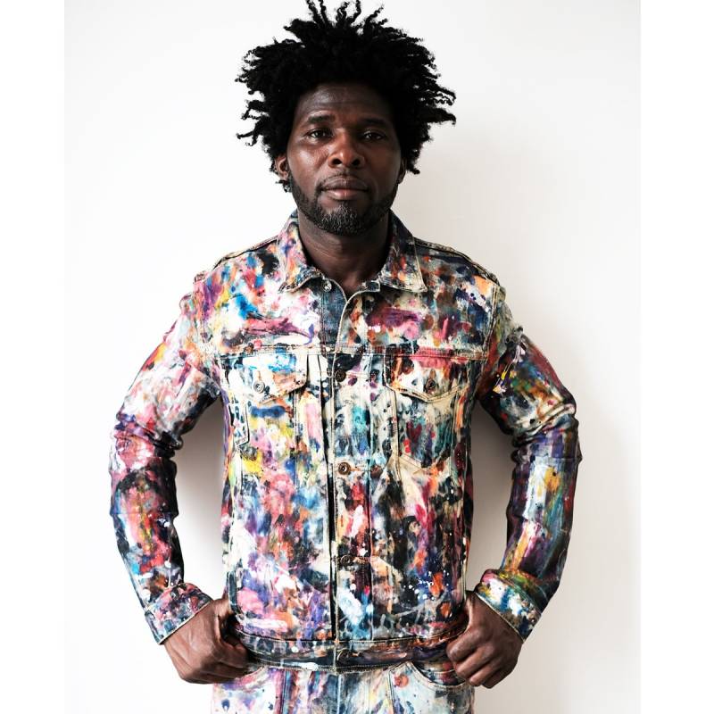 Ideation Handbemalte Jacke, Jeansjacke, Jeansjacke Ideation Handbemalte Jacke, Jeansjacke, Jeansjacke von Danyaki