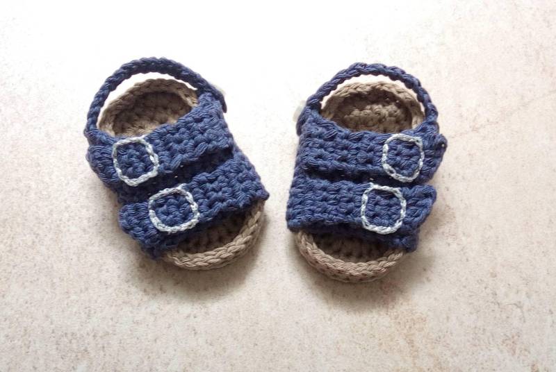 Gehäkelte Neugeborenensandalen, Gehäkelte Babysandalen, Babyschuhe, Babyshower, Handgemachtes Babygeschenk, Baby-Sommerschuhe von Danylab