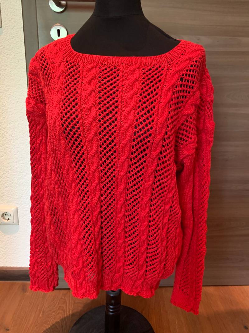 Extravaganter Handgestrickter Sommerpullover Pulli 3xl von DanysLadl