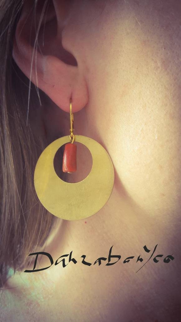 Korallen Ohrringe von DanzAbanYco