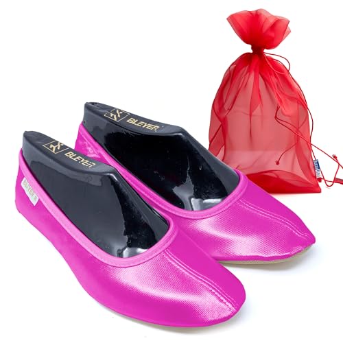 DanzaVinci Bundle Bleyer Gymnastikschuhe 6541 mit Chiffonbeutel, Pink, 32, Schläppchen aus Satin für Kinder und Erwachsene, Turnschläppchen rutschfest DanzaVinci Bundle Bleyer Gymnastikschuhe 6541 mit Chiffonbeutel, Pink, 32, Schläppchen aus Satin für Kinder und Erwachsene, Turnschläppchen rutschfest von DanzaVinci