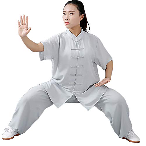 Daoba Sommer-Kampfsport Tai Chi Uniform Wing Chun Shaolin Anzug Kung Fu Uniformen Unisex Zweiteiliger Anzug von Daoba