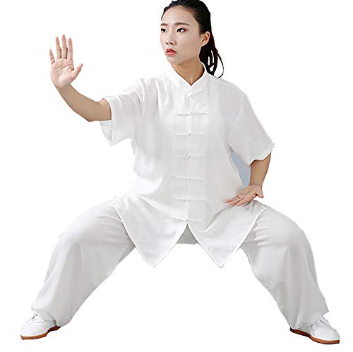 Daoba Sommer-Kampfsport Tai Chi Uniform Wing Chun Shaolin Anzug Kung Fu Uniformen Unisex Zweiteiliger Anzug von Daoba