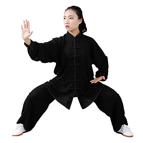 Daoba Unisex Kung Fu Uniform Tai Chi Kampfkunst Kleidung Wushu Anzug Trainingsanzug Tops Und Hose von Daoba