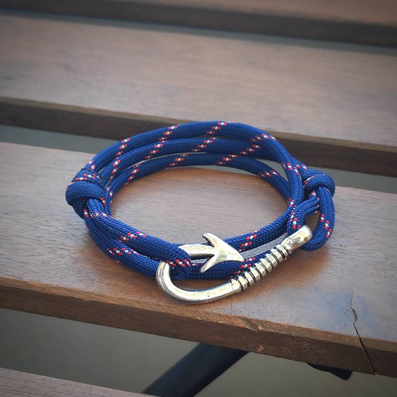 Marine-Paracord-Armband Mit Hakenverschluss Marine-Paracord-Armband Mit Hakenverschluss von Daparav