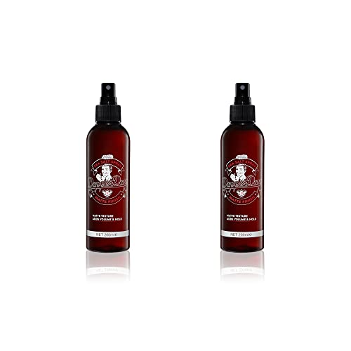 Dapper Dan Sea Salt Spray, Texturizing Sea Salt Hair Spray für Männer, mattes und strukturiertes Finish, verleiht Dicke und Volumen, natürliches Finish, klassischer Sandelholzduft, 2 x 200ml von Dapper Dan