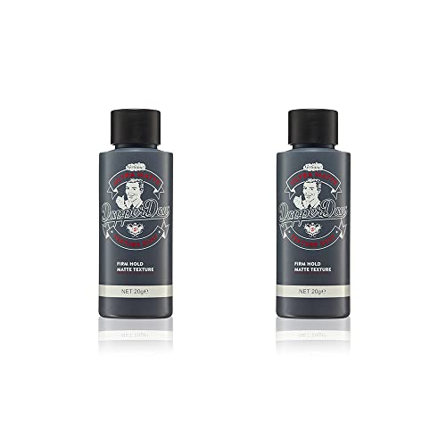Dapper Dan Ultra Matte Texture Dust, einfach anzuwendendes Haartexturpulver für Männer, leichter flexibler Halt, fügt Volumen hinzu, Haarstylingpulver mit hohem Halt, Citrus Cologne Scent, 2 x 20g von Dapper Dan