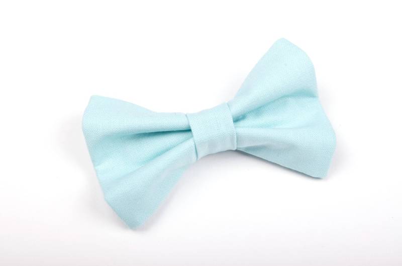 Robins Egg Blau Fliege, Jungen Kleinkind Leichte Blaue Baby-Fliege, Herren Kinder Fliege von DapperGent