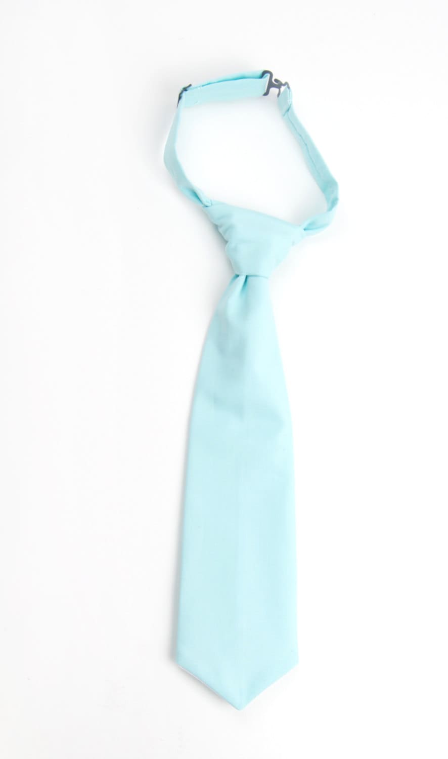 Robins Egg Blau Krawatte, Blaue Gebundene Blauen Jungen Baby Leichte Kleinkind Ringträger-Outfit von DapperGent