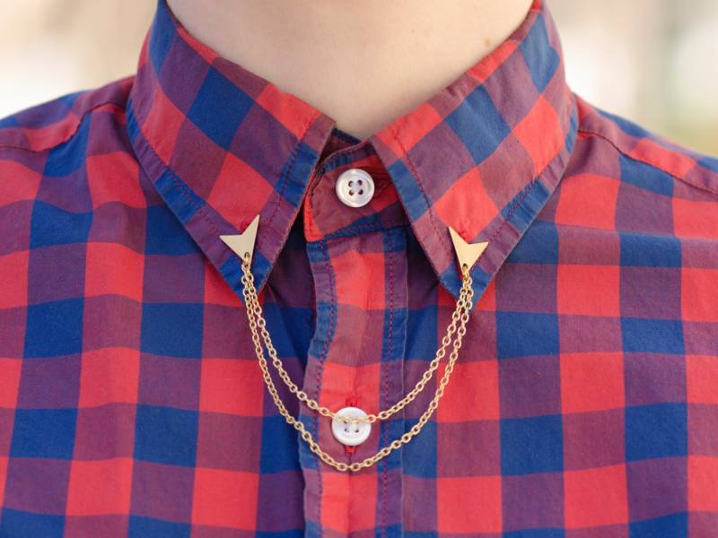 Gold Pfeil Kopf Kragen Kette Clip Gold Pfeil Kopf Kragen Kette Clip von DapperandSwag