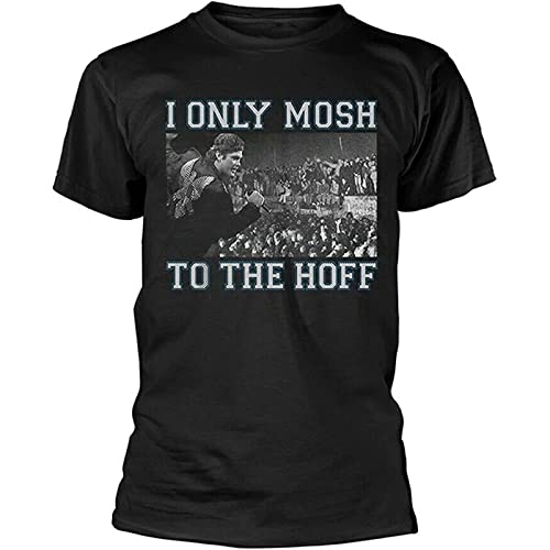 David Hasselhoff 'I Only Mosh to The Hoff' T-Shirts Black 3XL von DarbuT