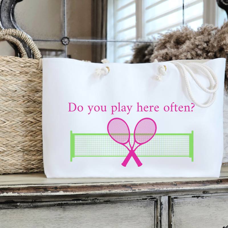 Tennis Tragetasche Lustige Tennisspieler Große Weekender Tasche Geschenk Für Tenniscoach Spieler Tennis-Turnier Tennis Tragetasche Lustige Tennisspieler Große Weekender Tasche Geschenk Für Tenniscoach Spieler Tennis-Turnier von DarcyandLulu