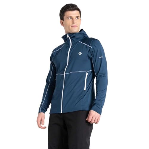 DARE2B Herren Midlayer Funktionsshirt Outdoorshirt Skipullover Assimilate Core Stretch, Farbe:Blau, Artikel:-ZV7 Moonlight Denim, Größe:XL von Dare 2b