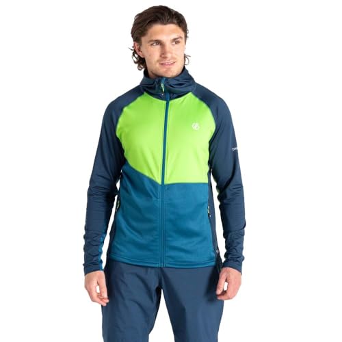 Dare 2b AssimilateI II Core Stretch Herrenjacke mit durchgehendem Reißverschluss, Moonlight Denim/Green Flash, XL von Dare 2b