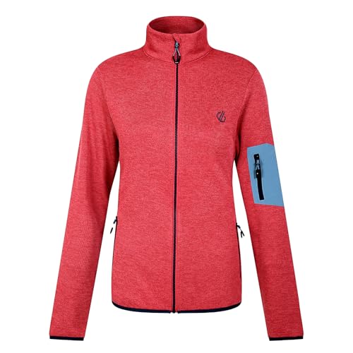 Dare 2b Damen Active Mountain Series Zip Through Fleece, Rose, 38 von Dare 2b
