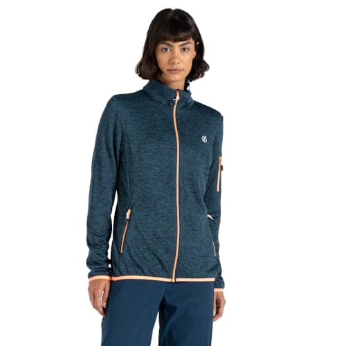 Dare 2b Damen Active Mountain Series Zip Through Fleece, blau, 46 von Dare 2b