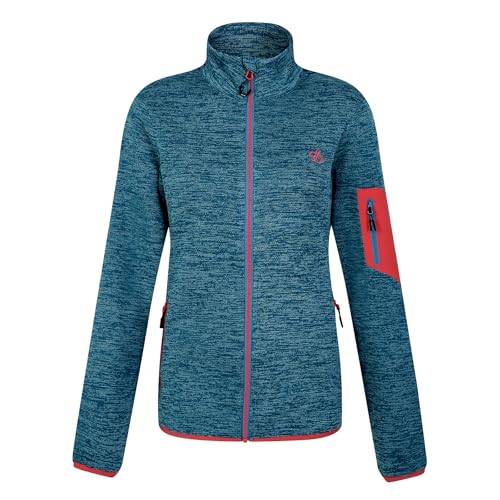 Dare 2b Damen Active Mountain Series Zip Through Fleece, blau, 46 von Dare 2b