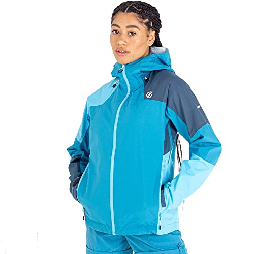 Dare2b Damen Checkpoint IIIJkt Jacke, Capri Blue/Crystal Seas/Orion Grey, 38 von Dare2b