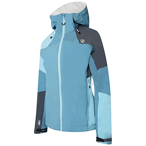 Dare2b Damen Checkpoint IIIJkt Jacke, Capri Blue/Crystal Seas/Orion Grey, 38 von Dare2b