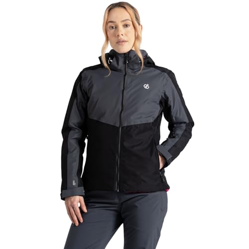 Dare 2b Damen Climatise Jacke, Ebenholz/Schwarz, 36 von Dare 2b