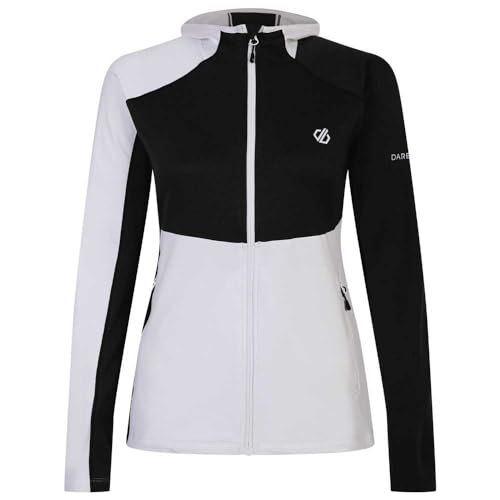 Dare 2b Damen Convey II Core Stretch Jacke, weiß/schwarz, 44 von Dare 2b