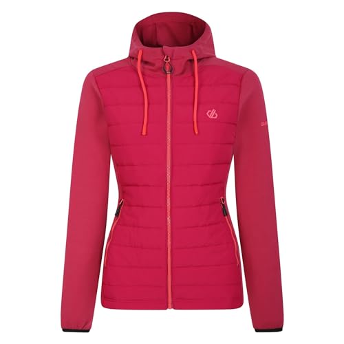 Dare 2b Damen Dare2b Mountain Series Hybrid Outdoor-Jacken, Berry Pink, 34 von Dare 2b