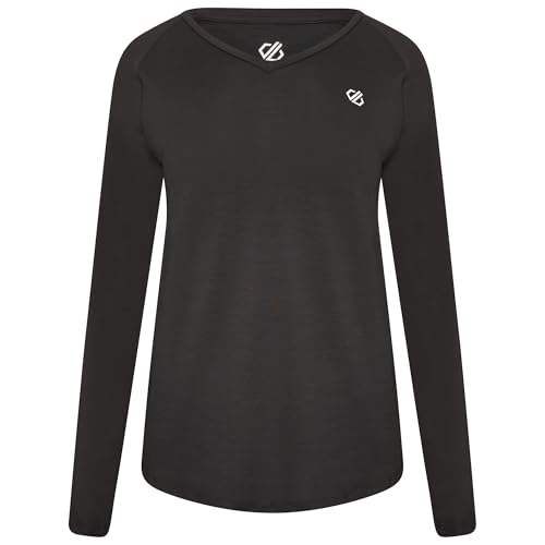 Dare 2b Damen Discern Leichtes Langarmshirt – V-Ausschnitt, Yoga, Fitnessstudio, Workout von Dare 2b
