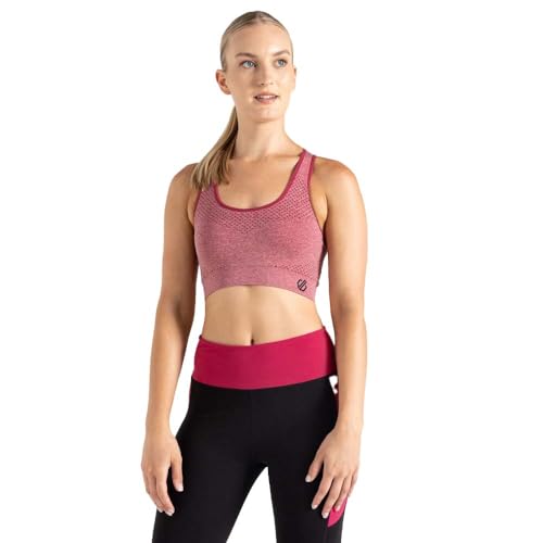 Dare 2b Damen Don't Sweat It II Sport-BH, Undurchsichtige, Rose, L von Dare 2b
