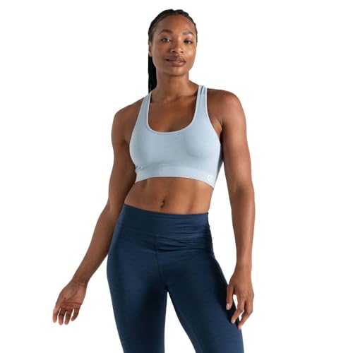 Dare 2b Damen Don't Sweat It II Sport-BH, Undurchsichtige, blau, L von Dare 2b