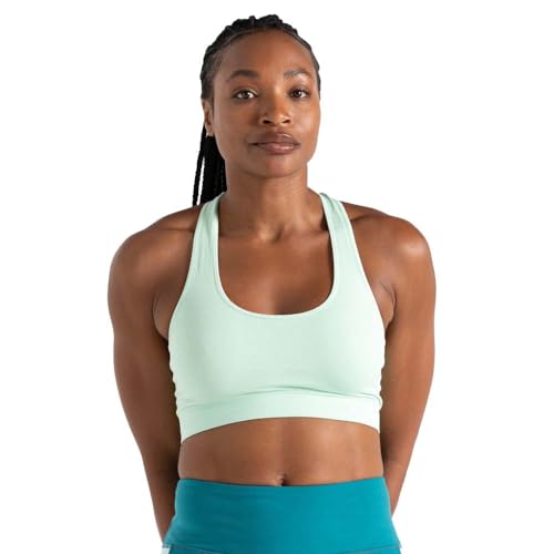 Dare 2b Damen Don't Sweat It II Sport-BH, Undurchsichtige, grün, M von Dare 2b