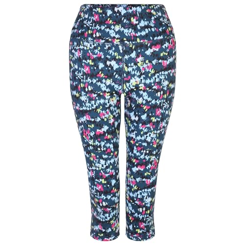 Dare 2b Damen Einflussreiche 3/4-Leggings Leggings, Moonlight Denim Dash Print, 38 von Dare 2b