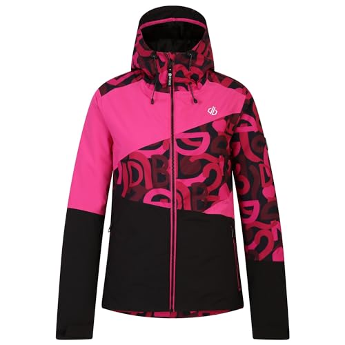 Dare 2b Damen Eisjacke Jacke, Pure Pink Graffiti/Pure Pink, 32 von Dare 2b