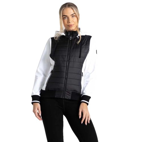 Dare 2b Damen Fend Jacket Jacke, schwarz/weiß, 34 von Dare 2b