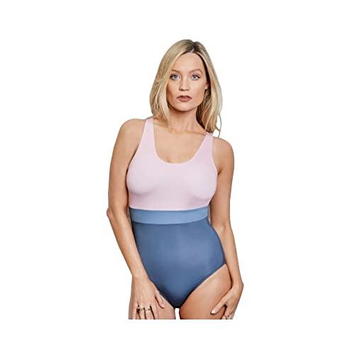 Dare2b Damen Make Waves Swim Badeanzug, Powder Pink/Orion Grey, 42 von Dare2b