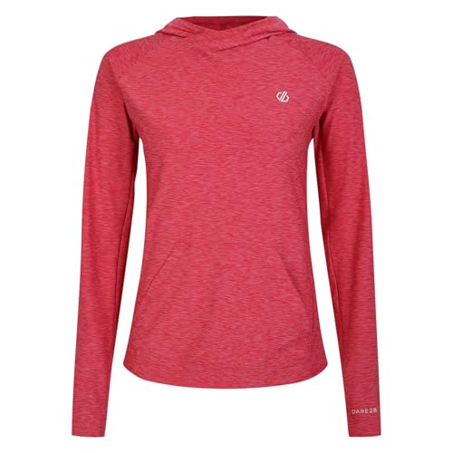 Dare 2b Damen Sprint City Lightweight Hoodie Leichter Kapuzenpullover, Rose, 38 von Dare 2b