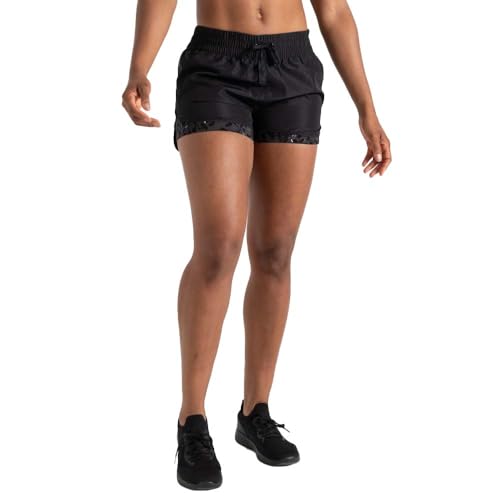 Dare 2b Damen Women's Sprint Up 2-in-1 Wander-Shorts, Schwarz, 40 von Dare 2b