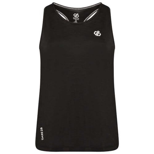 Dare 2b Damen Womens Modernize Ii Lightweight Wicking Running Vest Weste, Schwarz, 44 von Dare 2b