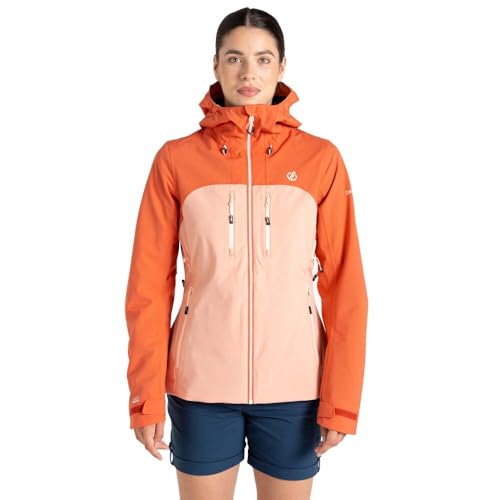 Dare 2b Diverging AEP Damenjacke mit durchgehendem Reißverschluss, wasserdicht, Burnt Sienna Shrimp, 40 von Dare 2b