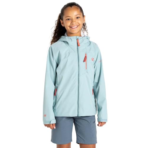 Dare 2b Roam Mädchen Jacke mit durchgehendem Reißverschluss, wasserdicht, Aquifer, 7-8 Years von Dare 2b