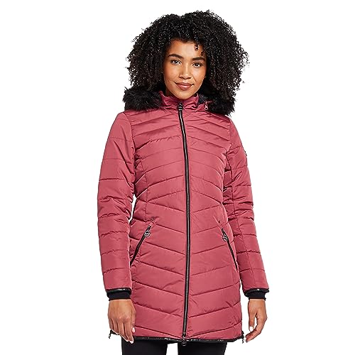 Dare 2b Striking III Damen-Parka-Mantel, wasserdicht, gepolstert, Earth Rose, 40 von Dare 2b