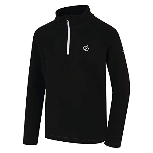 Dare 2b Unisex Kinder Freehand 170 GSM Half Zip Outdoor Active Fleece, Schwarz, 11-12 von Regatta