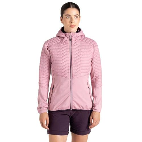 Dare2B Altimeter II Hybrid - Damen Jacke | extrem leicht - Rosa - 36 von Dare 2b