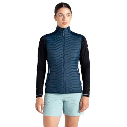 Dare2B Altimeter II Vest - Damen Gilet | hoher anliegender Kragen - Blau - 40 von Dare 2b