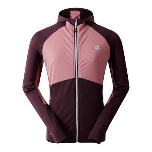 Dare2B Evolving Core Stretch - Damen Midlayer | fixierte Kapuze - Lila - 38 von Dare 2b